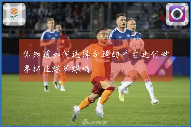 你知道如何选择合适的平台进行世界杯让球买球吗