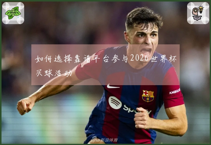 如何选择靠谱平台参与2026世界杯买球活动